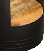 Tavolino da Caffè 43x55 cm in Legno Massello di Mango