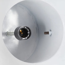 Lampada Soffitto Industriale 25 W Bianca Rotonda in Mango 52cm