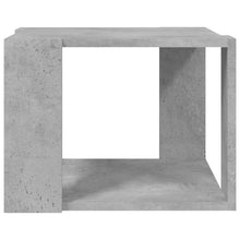 Tavolino da Salotto Grigio Cemento 40x40x30cm Legno Multistrato
