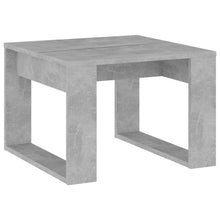 Tavolino Servizio Grigio Cemento 50x50x35 cm in Truciolato