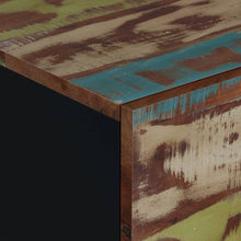 Tavolino Soggiorno 80x50x40 cm Massello Recupero e Multistrato