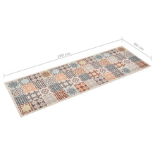 Tappetino da Cucina Lavabile Mosaico a Colori 60x180 cm